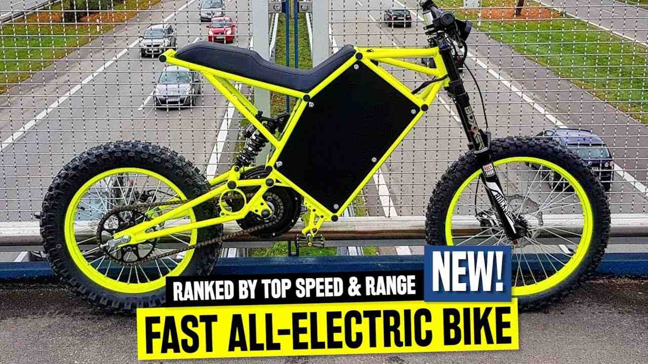 How fast does a 1200W electric bike go?